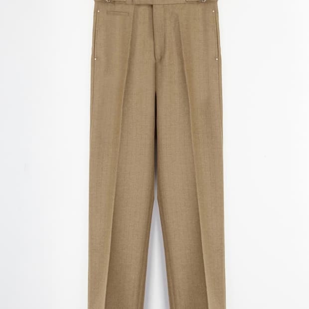 타일레 taille 핀 스트라이프 울 트라우저 1