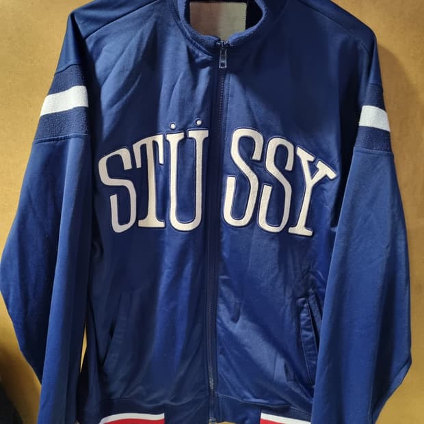 스투시 남성 져지 자켓 