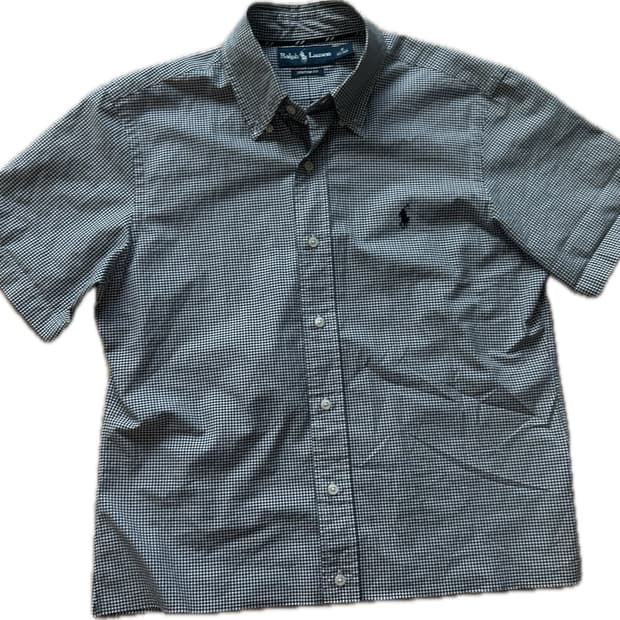 (무료배송)폴로 랄프로렌 반팔 체크 셔츠 