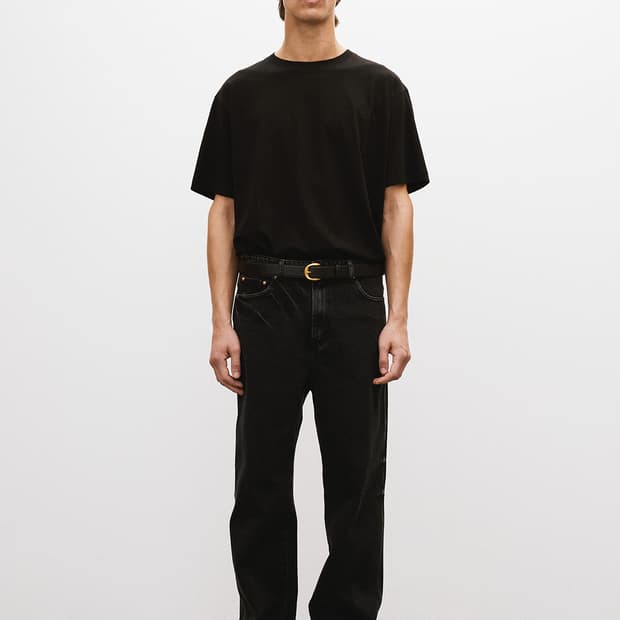 렉토 THEO WASHED DENIM PANTS (BLACK)