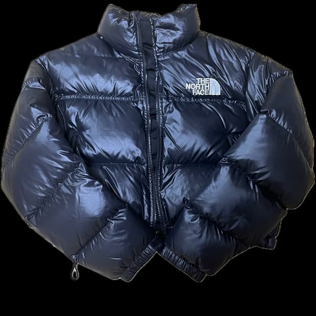 노스페이스 크롭 패딩