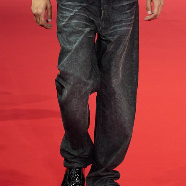 준야 와타나베 리바이스 25ss 레이어드 데님 블랙