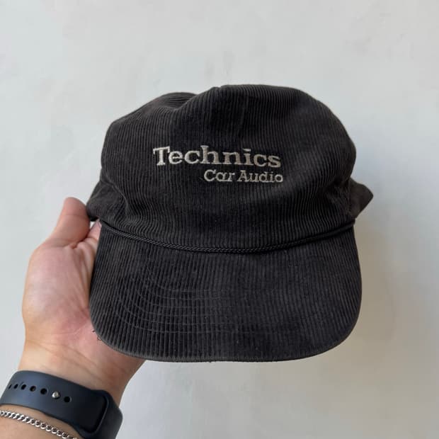 90s Technics 코듀로이 캡
