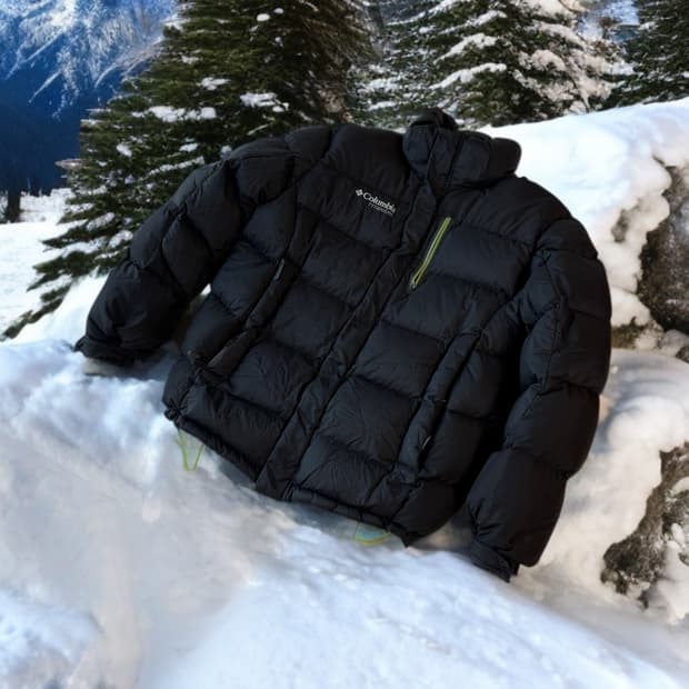 컬럼비아 티타늄 센터로고 옴니히트 (L) 고프코어