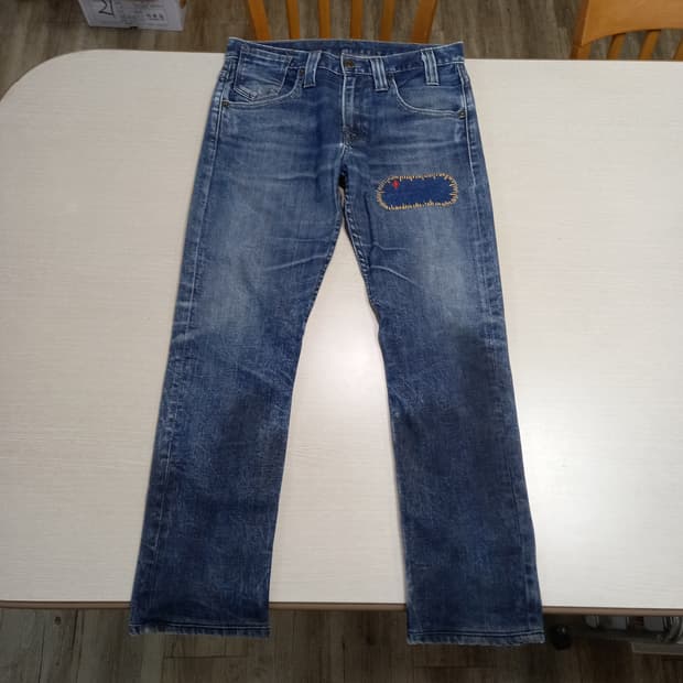 31-32 리바이스510 워싱 스판 슬림일자진 커스텀 32-417