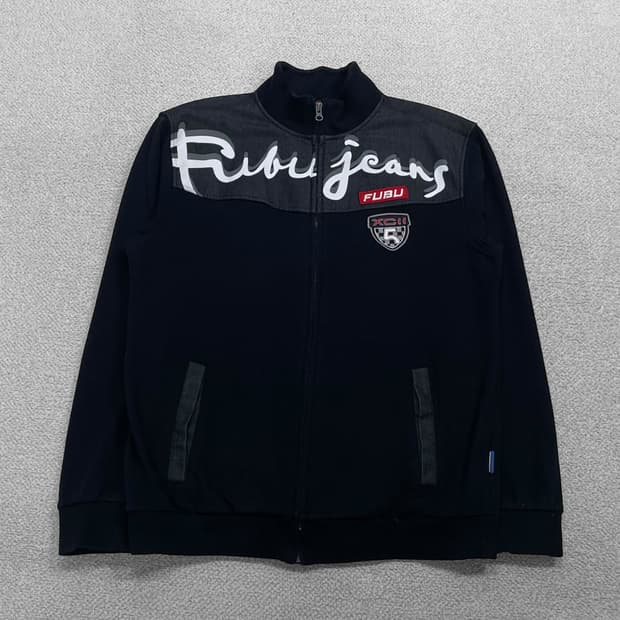 후부 Fubu 올드스쿨 레이싱 집업 자켓