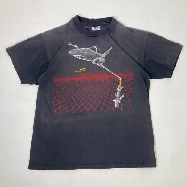 80s Single Stitched Tee (faded black)