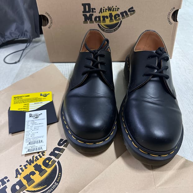 닥터마틴 1461 블랙 스무스 uk8 (270)