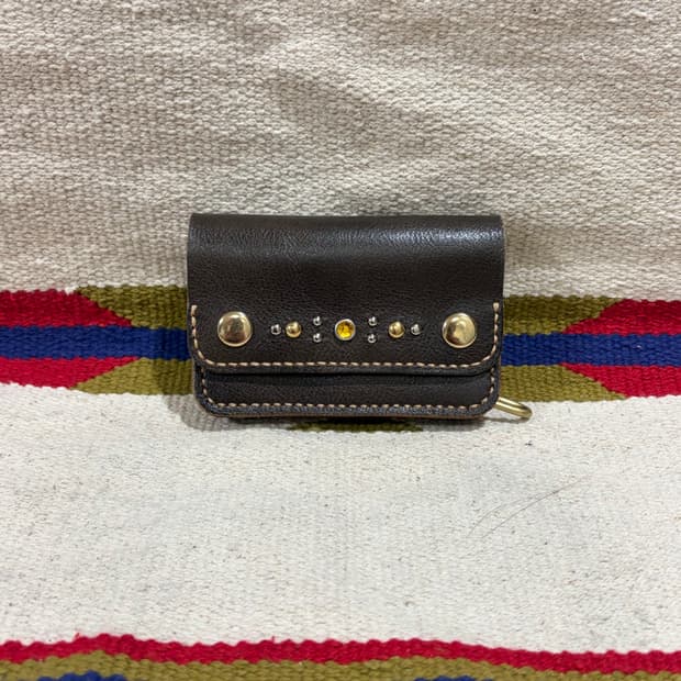 Stud trucker wallet / 스터드 트러커 키링 카드홀더