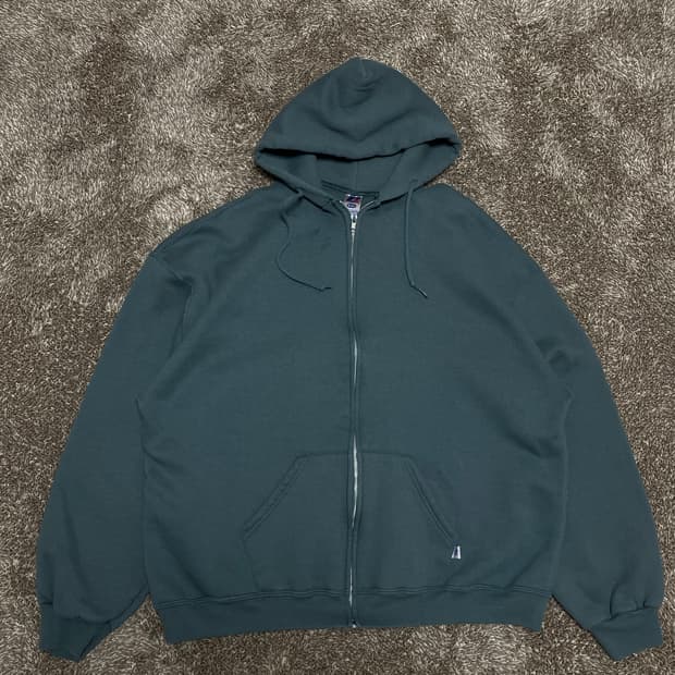 00s russell athletic hoodie zip 러셀