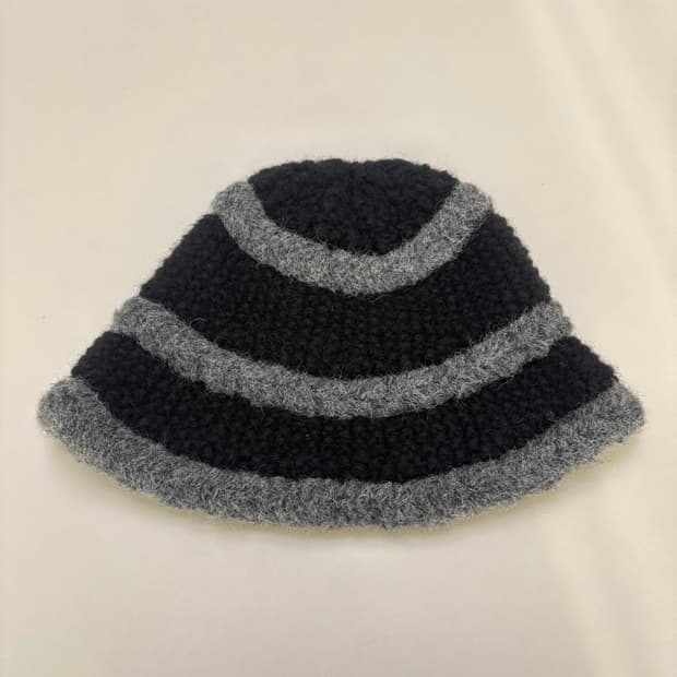 일본 빈티지 니트 버킷햇 (상태 좋음)