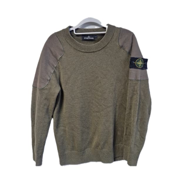 스톤아일랜드 올리브 니트