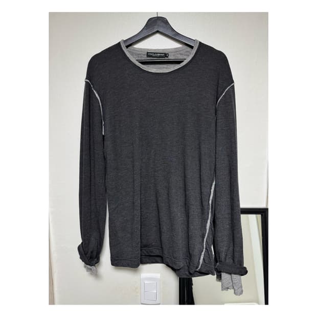 돌체앤가바나 레이어링 롱슬리브