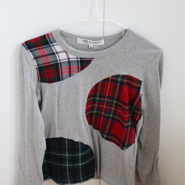 Comme des Garcons 코튼 패치 티셔츠
