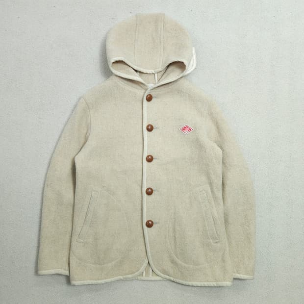 단톤 후드 울 자켓 34