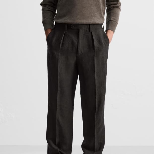 자라 오리진 이탈리안 메인 페브릭 울 팬츠