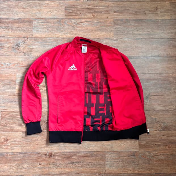 맨유 져지 집업 트랙탑 XS 아디다스 엠블럼 EPL