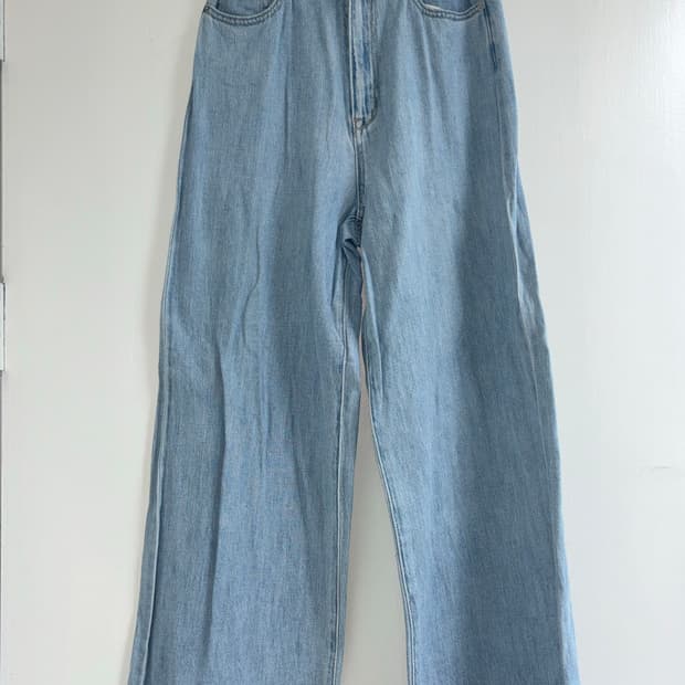 연청 와이드 데님 팬츠