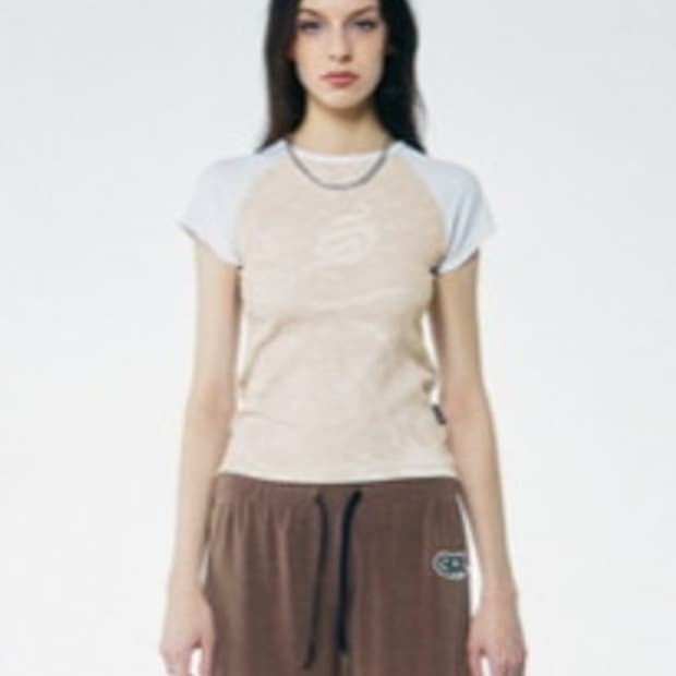 Brushed Crop Top Ash Beige