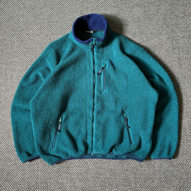 90s USA 엘엘빈 딥파일 플리스 집업 자켓 (105-108)