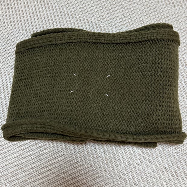 메종 마르지엘라 머플러 카키색