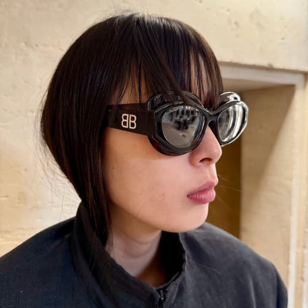 발렌시아가 Superbusy Round Sunglasses