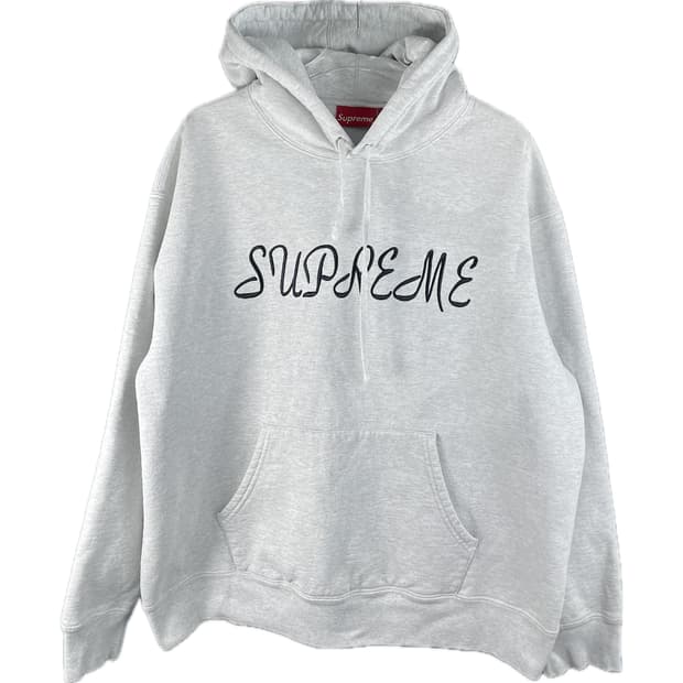 [L] 슈프림 23ss 스크립트 후드 스웨트셔츠 