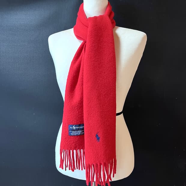 폴로 랄프로렌 스코틀랜드 램스울 머플러 