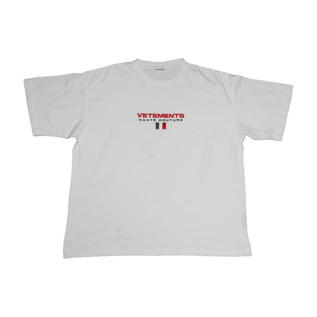[정품]베트멍 꾸띄르 화이트 반티셔츠