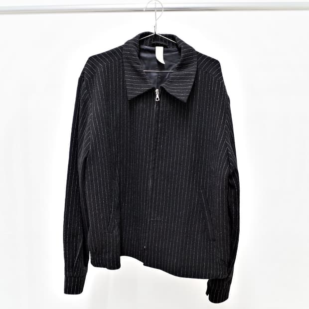 Sunflower Pinstripe Wool Jacket