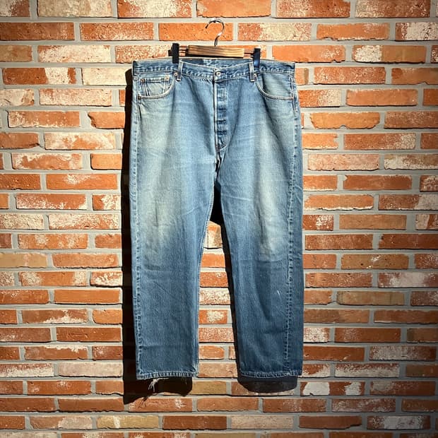 90s USA 빈티지 리바이스 501 데님 팬츠 빅사이즈