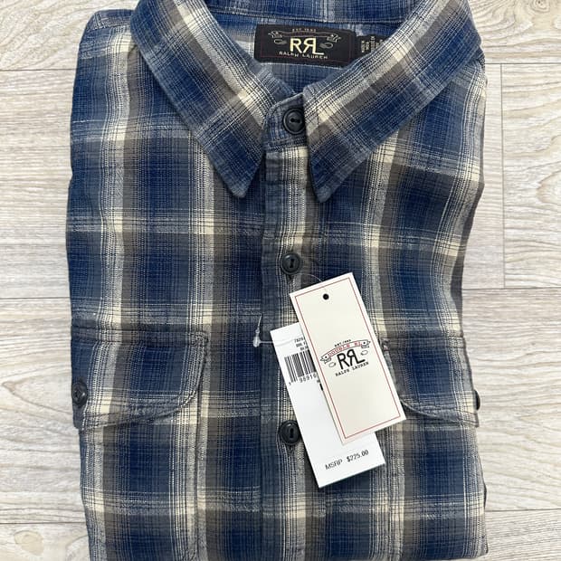 rrl 우븐 워크셔츠 L 새상품