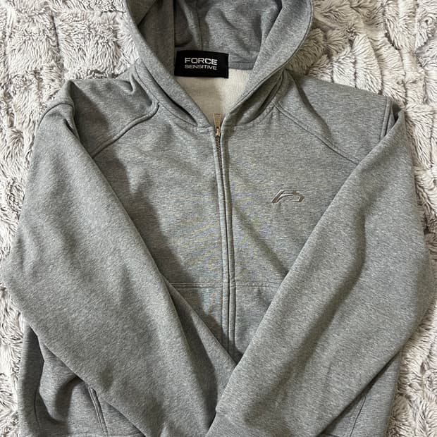 포스센스티브 후드집업 그레이 2사이즈
