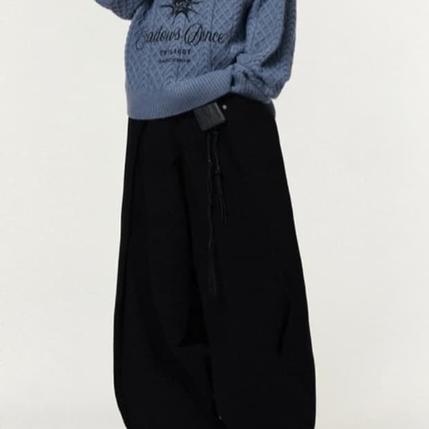 [2] 아이돈워너셀 소프트 스웨이드 트윌 벌룬 팬츠 IDWS