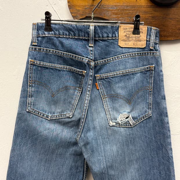 Levi's 607 Orange Tab Slim Straight Deni