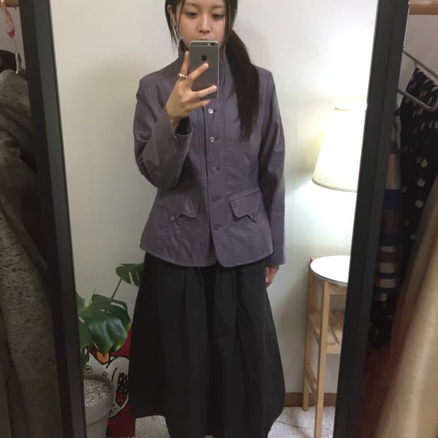 muted purple vintage jacket