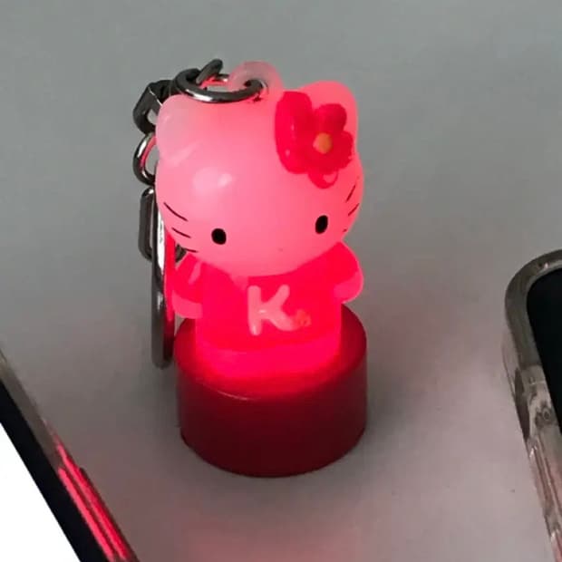 고전 키티 산리오 라이트키링