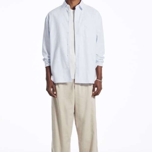 코스 린넨 밴딩 트라우저