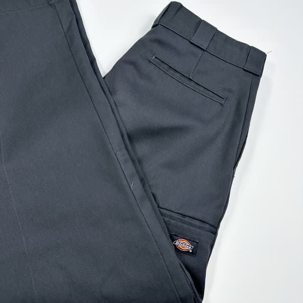 디키즈 오리지널 더블니 루즈핏 차콜 치노팬츠 (32인치)