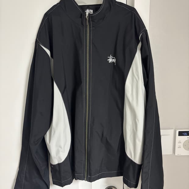 스투시 패널 트랙 자켓