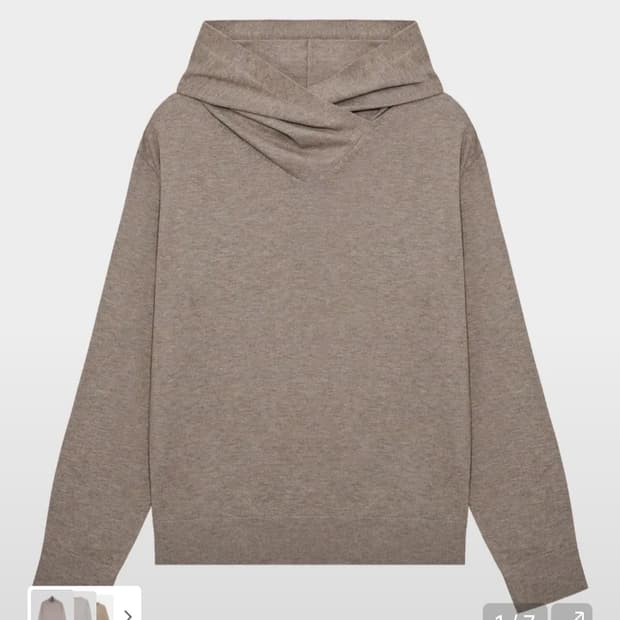 사로스 후드 니트