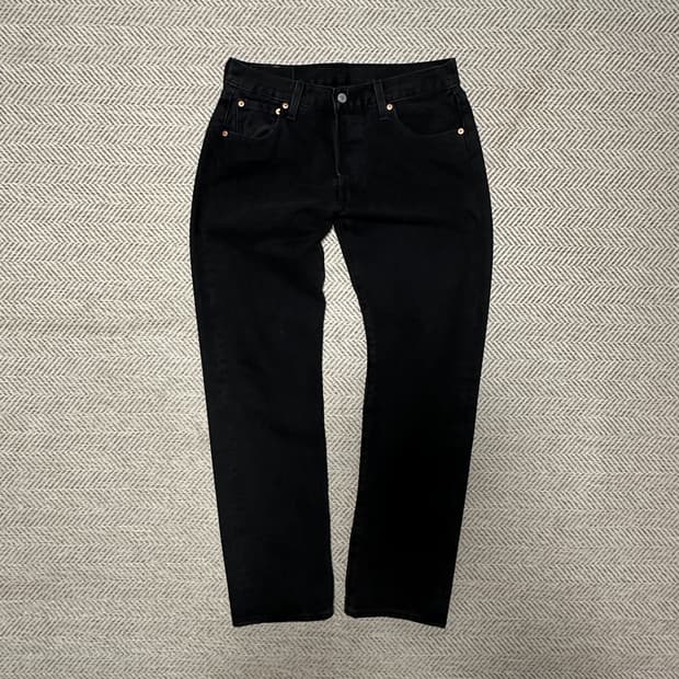 LEVI'S 501 93 black denim pants