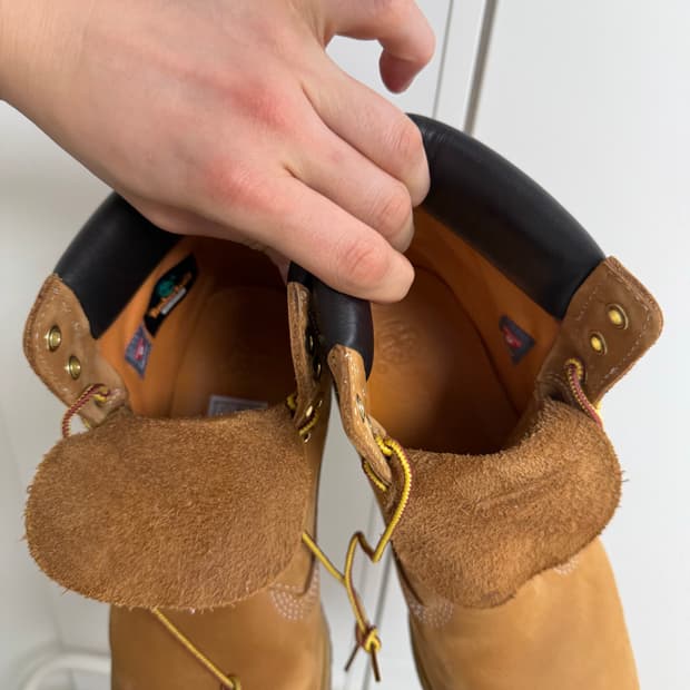 크림발) 팀버랜드 6인치 280 사이즈 지드래곤 착용  5번 딱 신었습니