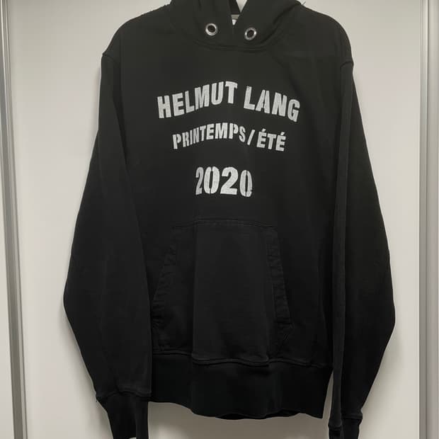 [L] 헬무트랭 후디 블랙
