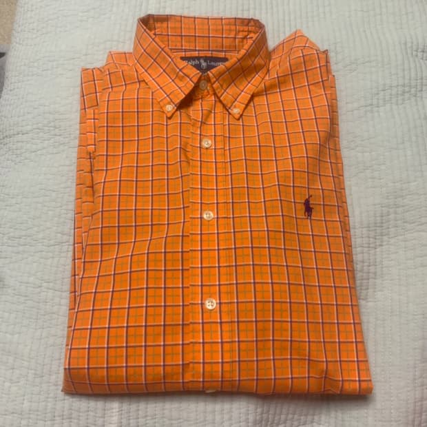 폴로 랄프로렌 체크 긴팔남방 115 빅사이즈