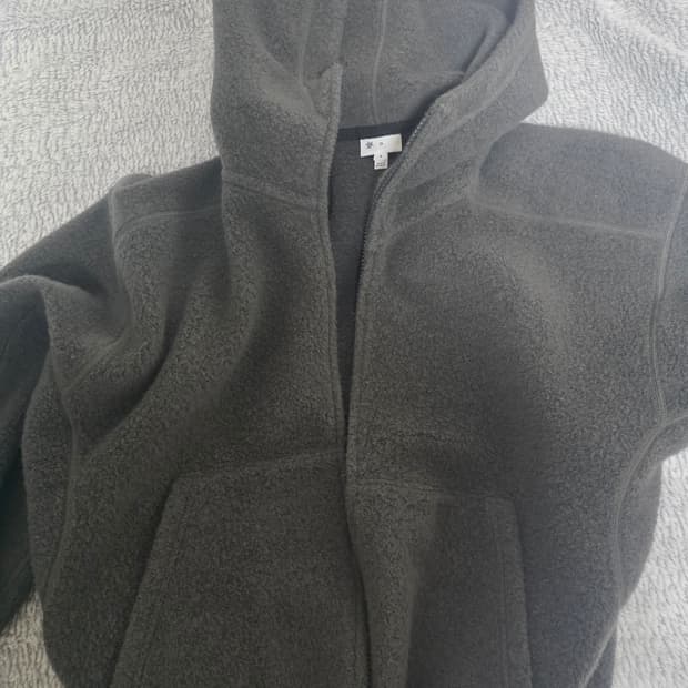 [3] 골드윈 0 제로 울 플리스 후디 다크라바