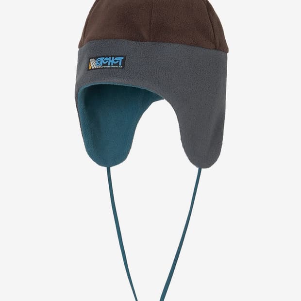 테켓 이어플랩 비니 브라운