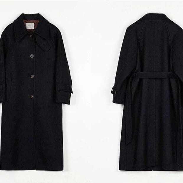 아바몰리 캐시미어 울 싱글 코트