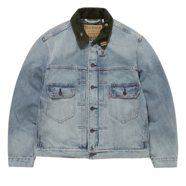 S 바버 리바이스 타입2 트러커 자켓 빈티지 데님 판매