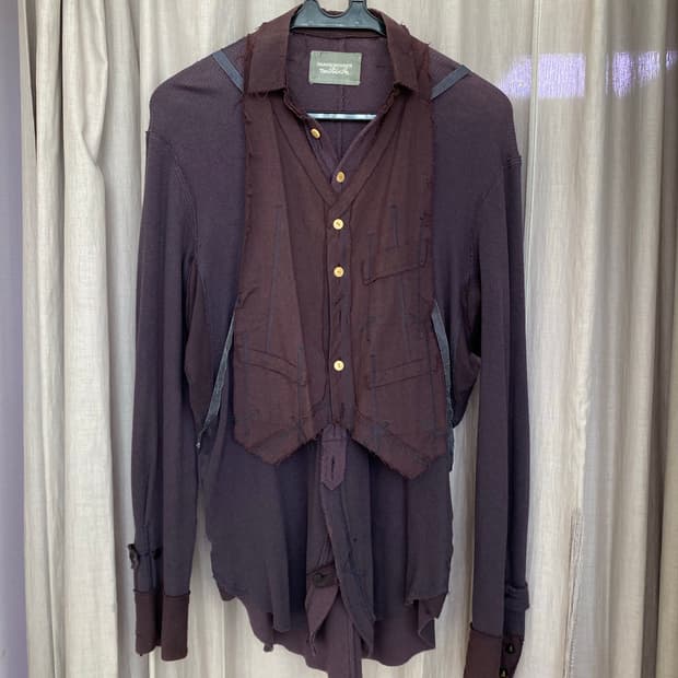 the soloist/layered vest shirt (s.0030)